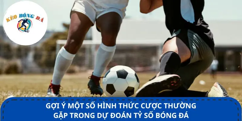 Gợi ý một số hình thức cược thường gặp trong dự đoán tỷ số bóng đá