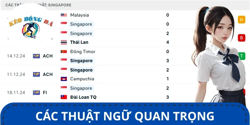 Các thuật ngữ mà bet thủ cần nhớ khi xem tỷ lệ kèo bóng đá