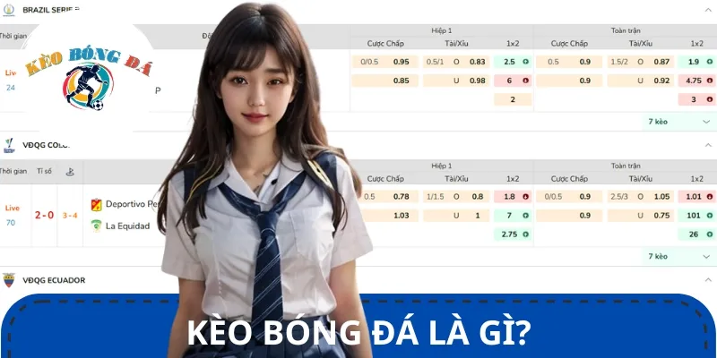 Kèo bóng đá là thuật ngữ nói đến các tỷ lệ cược trên thị trường