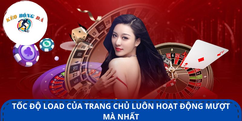 Tốc độ Load của trang chủ luôn hoạt động mượt mà nhất